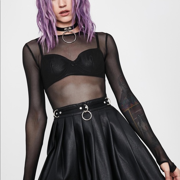 Pleated mini skirt - Picture 4 of 4